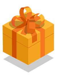 image of a gift-wrapped present