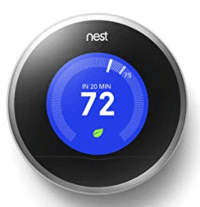 The Nest smart thermostat
